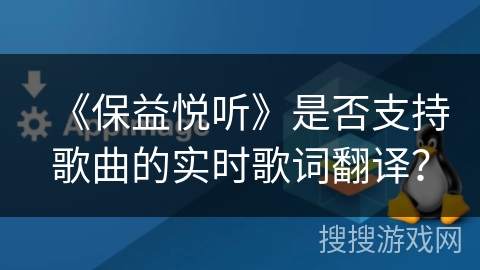 《保益悦听》是否支持歌曲的实时歌词翻译？