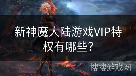 新神魔大陆游戏VIP特权有哪些?