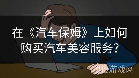 在《汽车保姆》上如何购买汽车美容服务？