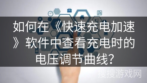 如何在《快速充电加速》软件中查看充电时的电压调节曲线？