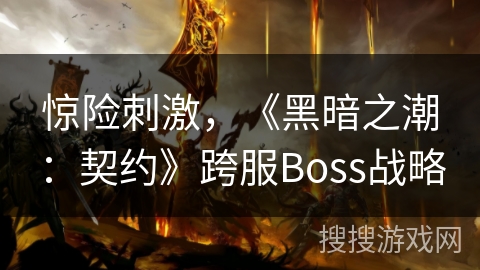 惊险刺激，《黑暗之潮：契约》跨服Boss战略