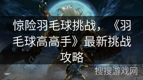 惊险羽毛球挑战,《羽毛球高高手》最新挑战攻略 惊险羽毛球挑战,《羽毛球高高手》最新挑战攻略