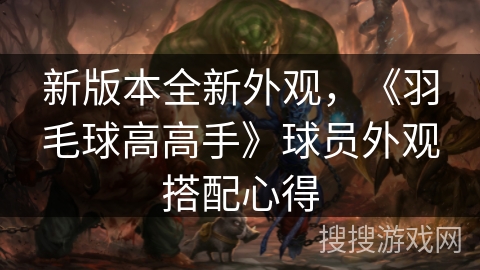 新版本全新外观,《羽毛球高高手》球员外观搭配心得 新版本全新外观,《羽毛球高高手》球员外观搭配心得