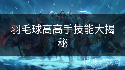 羽毛球高高手技能大揭秘 羽毛球高高手技能大揭秘