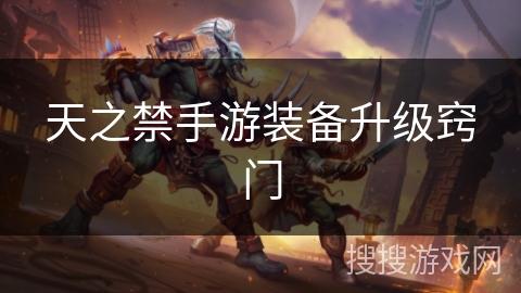 天之禁手游装备升级窍门 天之禁手游装备升级窍门