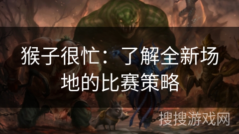 猴子很忙:了解全新场地的比赛策略 猴子很忙:了解全新场地的比赛策略