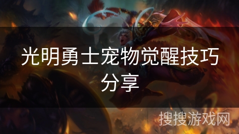 光明勇士宠物觉醒技巧分享