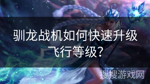 驯龙战机如何快速升级飞行等级？