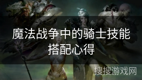 魔法战争中的骑士技能搭配心得 魔法战争中的骑士技能搭配心得