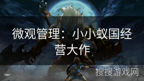 微观管理:小小蚁国经营大作 微观管理:小小蚁国经营大作