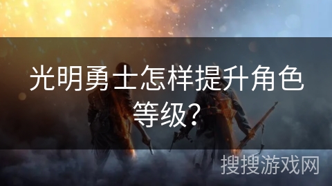 光明勇士怎样提升角色等级？