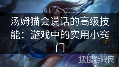 汤姆猫会说话的高级技能：游戏中的实用小窍门