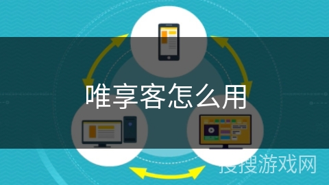 唯享客怎么用