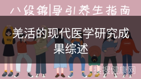 羌活的现代医学研究成果综述