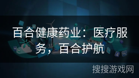 百合健康药业:医疗服务,百合护航 百合健康药业:医疗服务,百合护航