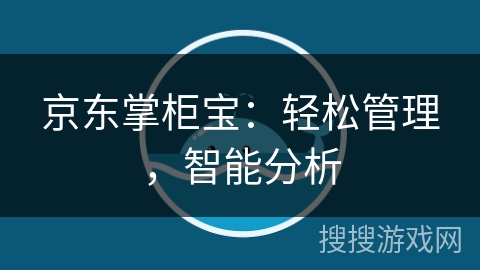 京东掌柜宝：轻松管理，智能分析