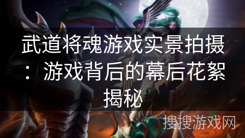 武道将魂游戏实景拍摄:游戏背后的幕后花絮揭秘 武道将魂游戏实景拍摄:游戏背后的幕后花絮揭秘