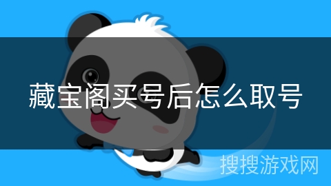 藏宝阁买号后怎么取号