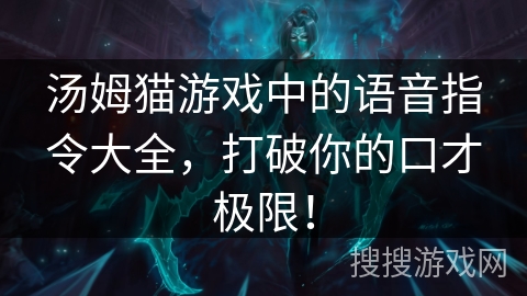 汤姆猫游戏中的语音指令大全，打破你的口才极限！