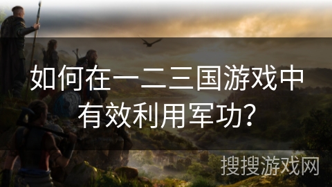 如何在一二三国游戏中有效利用军功？
