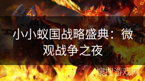 小小蚁国战略盛典：微观战争之夜
