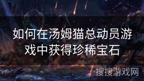 如何在汤姆猫总动员游戏中获得珍稀宝石 如何在汤姆猫总动员游戏中获得珍稀宝石