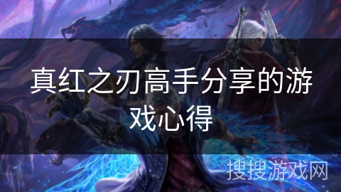 真红之刃高手分享的游戏心得