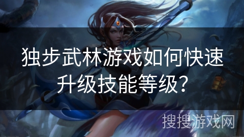 独步武林游戏如何快速升级技能等级? 独步武林游戏如何快速升级技能等级?
