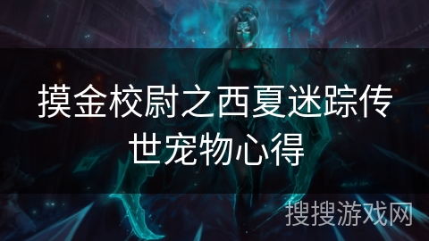 摸金校尉之西夏迷踪传世宠物心得