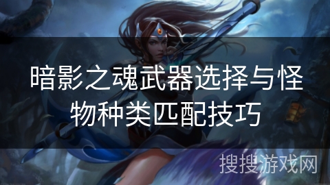 暗影之魂武器选择与怪物种类匹配技巧 暗影之魂武器选择与怪物种类匹配技巧