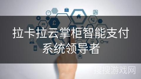 拉卡拉云掌柜智能支付系统领导者