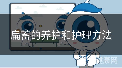 扁蓄的养护和护理方法