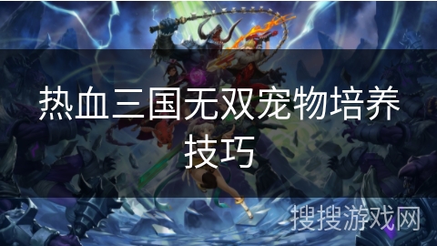 热血三国无双宠物培养技巧