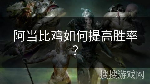 阿当比鸡如何提高胜率？