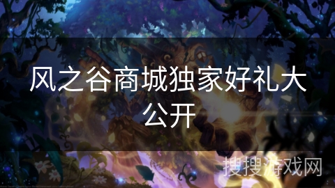 风之谷商城独家好礼大公开 风之谷商城独家好礼大公开