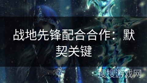 战地先锋配合合作:默契关键 战地先锋配合合作:默契关键