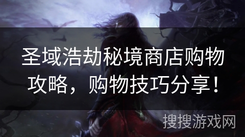 圣域浩劫秘境商店购物攻略，购物技巧分享！