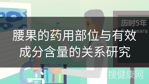 腰果的药用部位与有效成分含量的关系研究