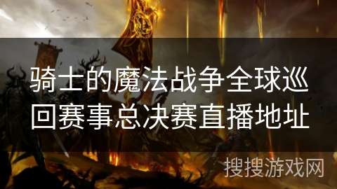 骑士的魔法战争全球巡回赛事总决赛直播地址 骑士的魔法战争全球巡回赛事总决赛直播地址