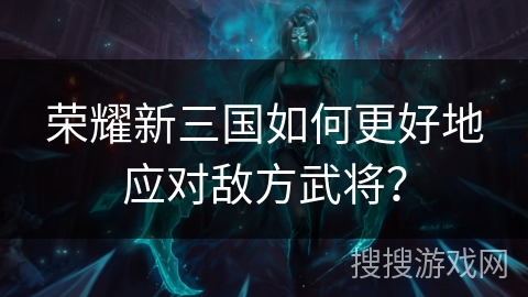 荣耀新三国如何更好地应对敌方武将?
