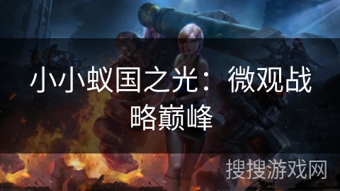 小小蚁国之光:微观战略巅峰 小小蚁国之光:微观战略巅峰