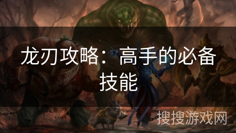 龙刃攻略：高手的必备技能