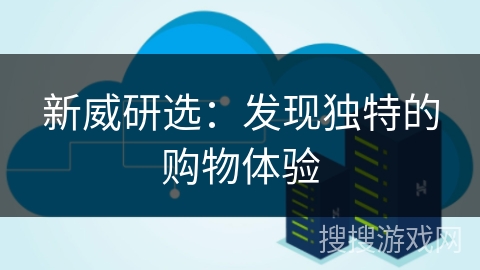 新威研选：发现独特的购物体验
