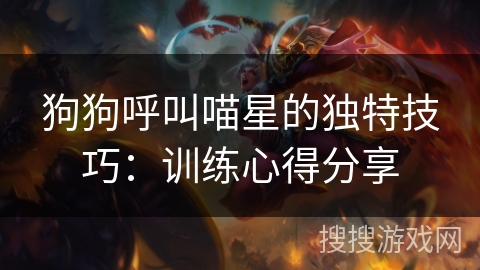 狗狗呼叫喵星的独特技巧:训练心得分享 狗狗呼叫喵星的独特技巧:训练心得分享