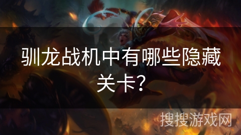 驯龙战机中有哪些隐藏关卡？