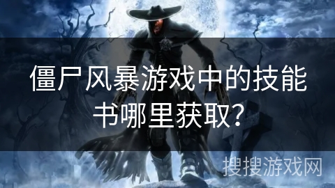 僵尸风暴游戏中的技能书哪里获取？