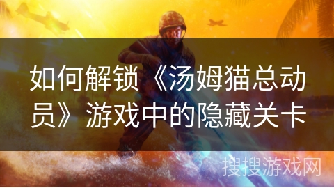 如何解锁《汤姆猫总动员》游戏中的隐藏关卡