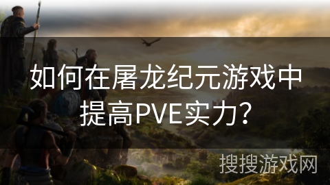 如何在屠龙纪元游戏中提高PVE实力？