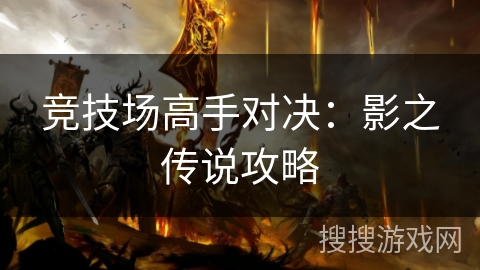竞技场高手对决：影之传说攻略