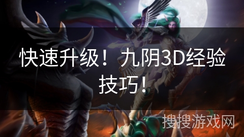 快速升级!九阴3D经验技巧! 快速升级!九阴3D经验技巧!